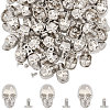50Pcs Skull Alloy Rivets FIND-CA0011-72B-P-8