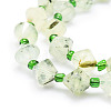 Natural Prehnite Beads Strands G-E569-C01-3