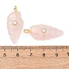 Natural & Synthetic Mixed Gemstone Carved Pendants G-H357-04G-3