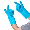 Silicone Dishwashing Gloves AJEW-TA0016-04B-7