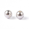Round 202 Stainless Steel Beads STAS-O091-A-04S-1