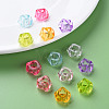 Transparent Acrylic European Beads X-MACR-S373-56B-6