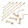 2Pcs Brass Hook and S-Hook Clasps DIY-TA0004-25-2