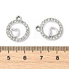 Alloy Crystal Rhinestone Pendants ALRI-T012-01B-P-3