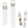 2Pcs Felt Badge Holders Keychain Clasps FIND-CP0004-06A-7