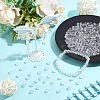 5 Strands Spray Painted Crackle Glass Beads Strands CCG-PA0001-08A-4