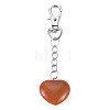 Natural Red Aventurine Keychain G-S299-133H-1