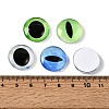 Printed Transparent Glass Cabochons GL-CBAA22A-13-4