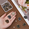 12Pcs 2 Colors Luggage Leather Belt Alloy Craft Solid Screw Rivets MOST-CL0001-01-3