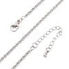 Brass Rope Chains Necklaces for Women NJEW-D302-03P-2