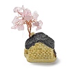 Resin & Natural Rose Quartz Model Ornament DJEW-Z001-01E-6