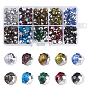 300Pcs 10 Colors Electroplate Transparent Glass Beads EGLA-SW0001-02-10