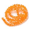 Transparent Electroplate Glass Beads Strands LS-GLAA-F029-3mm-C23-2