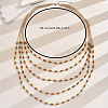 Bohemian Style Plastic Long Bicone Beads Multi Layered Necklaces for Women's Daily Parties DF6907-3-3