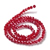Electroplate Glass Beads Strands EGLA-R018-4mm-2-4