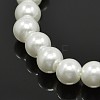 Glass Pearl Beaded Stretch Bracelets BJEW-JB05198-2