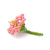 Glass Seed Beaded Flower Pendants PALLOY-MZ01171-03-3