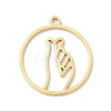 304 Stainless Steel Pendants STAS-Z131-01C-G-1