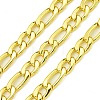 304 Stainless Steel Figaro Chains CHS-G036-02G-1