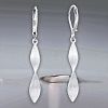 Twist Brass Leverback Earrings FS-WG34DE2-02-1