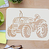Large Plastic Reusable Drawing Painting Stencils Templates DIY-WH0202-497-3
