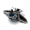 Tibetan Style Alloy Insect Brooches JEWB-A021-03AS-08-2