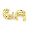 Brass Cuff Earrings for Women EJEW-C104-045G-2