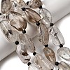 Natural Lodolite Quartz Beads Strands G-F820-M01-03-1