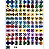 Printed Transparent Glass Cabochons GL-CBAA22A-08-2
