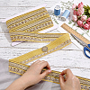 5 Yards Ethnic Style Embroidery Polyester Ribbons OCOR-GA0003-10-3