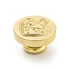 Wax Seal Brass Stamp Head AJEW-G056-01S-3