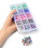 385Pcs 15 Style ABS Plastic Imitation Pearl & Transparent Crackle Acrylic Beads OACR-YW0001-46-3