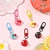 5Pcs Resin Pendant Decorations HJEW-YW00311-4