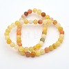 Natural Topaz Jade Round Beads Strands G-D663-6mm-2