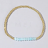 Colorful Mixed Brass Synthetic Gemstone Bead Copper Bracelet Women's Fashion Jewelry Wholesale RJ2833-3-1