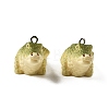 Opaque Resin Pendants LS-RESI-G129-02-1
