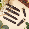10 Sets Imitation Leather Alloy Button-down Metal Buttons for Bag Making FIND-GF0009-64C-4