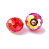 AB Color Plated Glass Beads EGLA-P059-03A-AB01-2