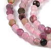 Natural Pink Tourmaline Beads Strands G-F596-06-2mm-4