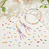 60G Baking Paint Glass Tube Beads GLAA-SC0003-43B-4