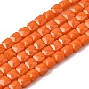 Opaque Glass Beads Strands GLAA-L050-C18-1