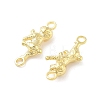 Alloy Puppy Connector Charms FIND-G085-13G-2