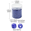 1300Pcs Baking Paint Glass Round Seed Beads SEED-YW0002-20A-3