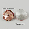 Glass Pointed Back Rhinestone RGLA-R003-12mm-14-1