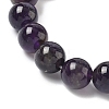 Natural Amethyst Stretch Bracelets X-B073-2-4