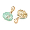 Alloy Enamel European Dangle Charms AL-CBAC2D3-04G-02-2