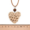 Boho Woven Rattan Pendant Long Necklaces WD-CBA76F6-01A-5