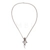 Vintage 304 Stainless Steel Three Snakes Pendant Necklaces for Men WG54BFC-01-5