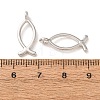 Religious Jewelry Tibetan Style Alloy Jesus Fish/Christian Ichthys Ichthus Pendants LS-TIBEP-3498-P-RS-3