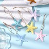 Opaque Resin Pendant Decorations HJEW-JM04558-1